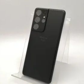 【中古】SAMSUNG docomo 【SIMロック解除済み】 Galaxy S21 Ultra 5G ファントムブラック 12GB 256GB SC-52B【大須2】保証期間１ヶ月【ラ