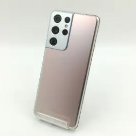 【中古】SAMSUNG docomo 【SIMロック解除済み】 Galaxy S21 Ultra 5G ファントムシルバー 12GB 256GB SC-52B【福岡筑紫】保証期間１ヶ月