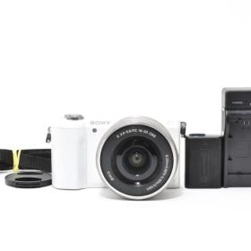 ソニー SONY α5000 ILCE-5000 ホワイト レンズセット
