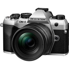 OM SYSTEM ミラーレス一眼カメラ「OM SYSTEM OM-5 Mark II」12-45mm F4.0 PROレンズキット（シルバー） OM-5MK2_12-45KITSLV返品種別A