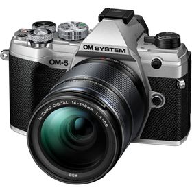 OM SYSTEM 【アウトレットメーカー保証付】OM-5 14-150mm II レンズキット シルバー デジタルカメラ
