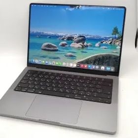 【中古】Apple MacBook Pro 14インチ M1 Pro(CPU:8C/GPU:14C) 16GB/512GB スペースグレイ MKGP3J/A (14インチ, 2021)【秋葉2号】保証期間