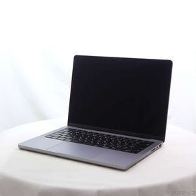 (中古)MacBook Pro 14.2-inch Late-2021 MKGP3J/A M1 Pro 8コアCPU_14コアGPU 16GB SSD512GB スペースグレイ (15.3 Sequoia)(198-ud)
