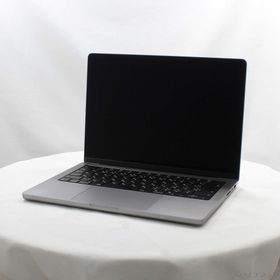 (中古)MacBook Pro 14.2-inch Late-2021 MKGP3J/A M1 Pro 8コアCPU_14コアGPU 16GB SSD512GB スペースグレイ (15.7 Sequoia)(198-ud)