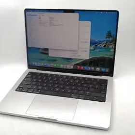 【中古】Apple MacBook Pro 14インチ CTO (2021) M1 Pro(CPU:8C/GPU:14C)/16G/1T/シルバー【千葉】保証期間１ヶ月【ランクB】