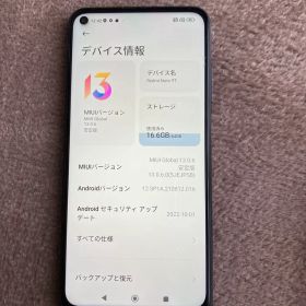 Redmi Note 9T 5G 本体 16.6GB/64GB