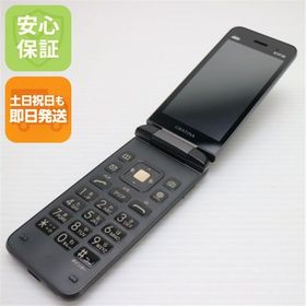 安心保証 超美品 KYF39 GRATINA ブラック（墨） 本体 白ロム