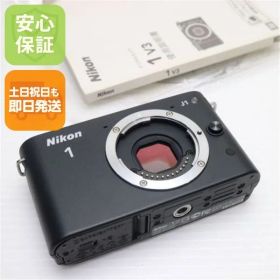 新品同様 Nikon 1 J1 ボディ ブラック 即日発送 ミラーレス一眼 ニコン 本体 土日祝発送OK 01000