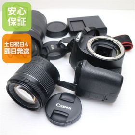 キヤノン(Canon)の新品同様 EOS Kiss X10 ダブルズームキット ブラック M555(デジタル一眼)