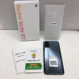 4ABM031 RedmiNote10T【新品未使用品】 ブラック 64GB