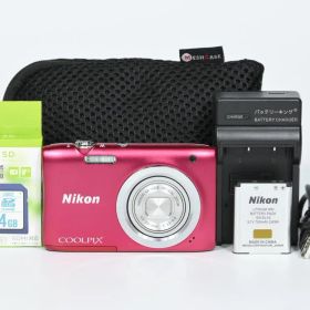 【美品】 ニコン Nikon COOLPIX A100 レッド