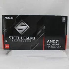 中古 ASRock RX9070XT SLD 16G Steel Legend Dark 16GB (RX9070XT 16G) 176936 状態： B:良品
