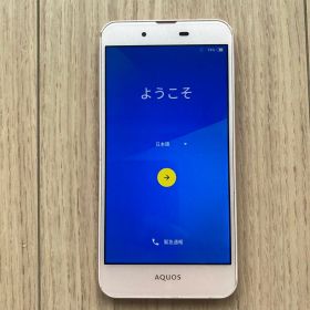 AQUOS SHV37ピンク 初期化済