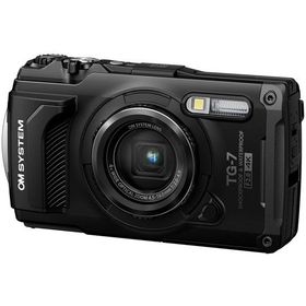 防水防塵デジタルカメラ Tough TG-7 ブラック OM SYSTEM TG-7 BLK (67-8192-30)