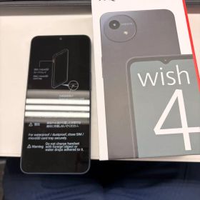 【ほぼ新品】AQUOS wish 4 ダークグレー 本体