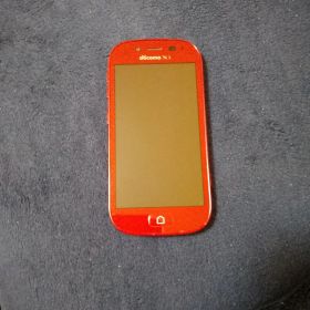 docomo F-06F レッド スマートフォン本体