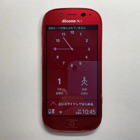 F-06F レッド スマートフォン 本体