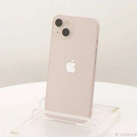 ソフマップ 〔中古品〕 iPhone13 256GB ピンク MLNK3J／A SIMフリー【305】