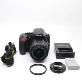 【シャッター回数：8700回】Nikon D5500 18-55 VRII レンズキット ブラック 一眼レフカメラ 〔Nikon F マウント〕