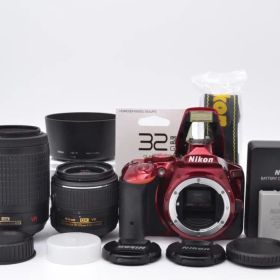 ニコン Nikon D5500 希少RED ダブルズーム