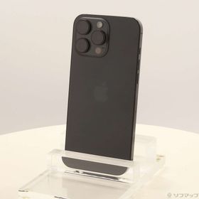 (中古)Apple iPhone16 Pro Max 1TB ブラックチタニウム MYWQ3J/A SIMフリー(371-ud)