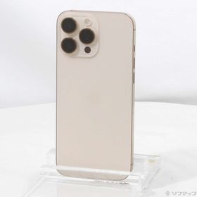 (中古)Apple iPhone16 Pro Max 256GB デザートチタニウム MYWJ3J/A SIMフリー(348-ud)