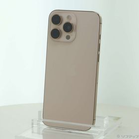 (中古)Apple iPhone16 Pro Max 256GB デザートチタニウム MYWJ3J/A SIMフリー(198-ud)