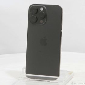 (中古)Apple iPhone16 Pro Max 256GB ブラックチタニウム MYWG3J/A SIMフリー(348-ud)