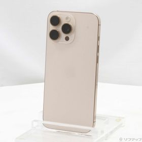 (中古)Apple iPhone16 Pro Max 512GB デザートチタニウム MYWN3J/A SIMフリー(269-ud)