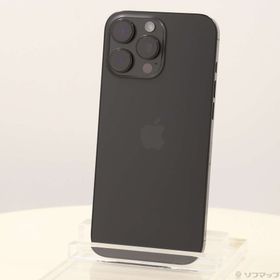 (中古)Apple iPhone16 Pro Max 256GB ブラックチタニウム 3N528J/A SIMフリー(368-ud)