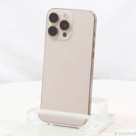 (中古)Apple iPhone16 Pro Max 512GB デザートチタニウム MYWN3J/A SIMフリー(297-ud)