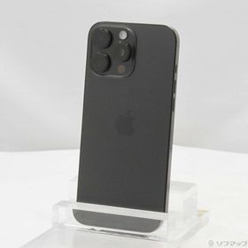 (中古)Apple iPhone16 Pro Max 512GB ブラックチタニウム MYWL3J/A SIMフリー(377-ud)