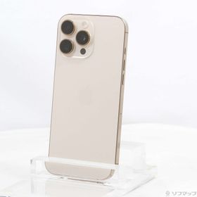 (中古)Apple iPhone16 Pro Max 256GB デザートチタニウム MYWJ3J/A SIMフリー(262-ud)