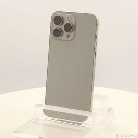 (中古)Apple iPhone16 Pro Max 256GB ナチュラルチタニウム MYWK3J/A SIMフリー(377-ud)