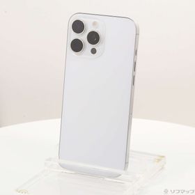 (中古)Apple iPhone16 Pro Max 512GB ホワイトチタニウム MYWM3J/A SIMフリー(276-ud)