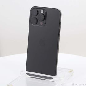 (中古)Apple iPhone16 Pro Max 256GB ブラックチタニウム MYWG3J/A SIMフリー(262-ud)