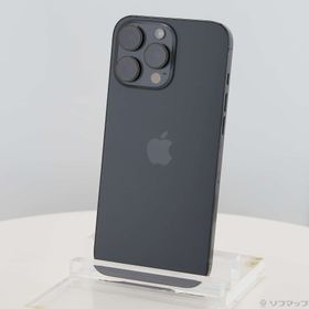 (中古)Apple iPhone16 Pro Max 1TB ブラックチタニウム MYWQ3J/A SIMフリー(262-ud)