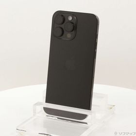 (中古)Apple iPhone16 Pro Max 1TB ブラックチタニウム MYWQ3J/A SIMフリー(295-ud)