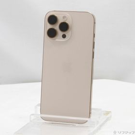 (中古)Apple iPhone16 Pro Max 256GB デザートチタニウム 3N530J/A SIMフリー(348-ud)