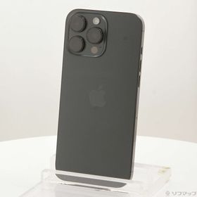 (中古)Apple iPhone16 Pro Max 256GB ブラックチタニウム MYWG3J/A SIMフリー(262-ud)