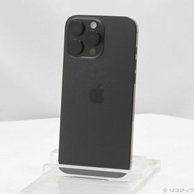 (中古)Apple iPhone16 Pro Max 256GB ブラックチタニウム 3N528J/A SIMフリー(344-ud)