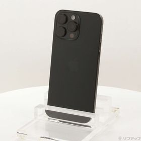(中古)Apple iPhone16 Pro Max 256GB ブラックチタニウム MYWG3J/A SIMフリー(297-ud)