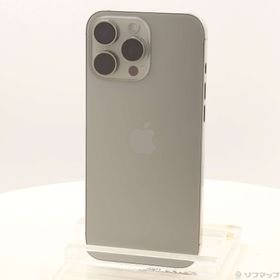 (中古)Apple iPhone16 Pro Max 256GB ナチュラルチタニウム MYWK3J/A SIMフリー(377-ud)