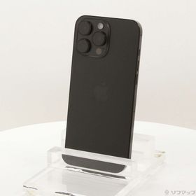 (中古)Apple iPhone16 Pro Max 256GB ブラックチタニウム MYWG3J/A SIMフリー(251-ud)