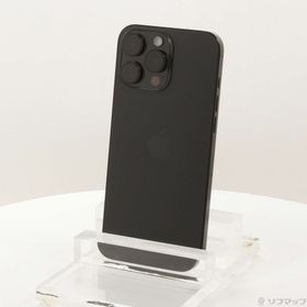 (中古)Apple iPhone16 Pro Max 256GB ブラックチタニウム MYWG3J/A SIMフリー(377-ud)