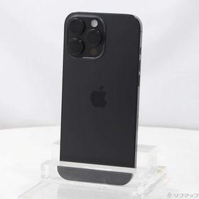 (中古)Apple iPhone16 Pro Max 256GB ブラックチタニウム MYWG3J/A SIMフリー(344-ud)