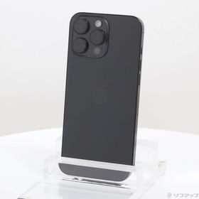 (中古)Apple iPhone16 Pro Max 256GB ブラックチタニウム MYWG3J/A SIMフリー(349-ud)