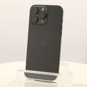 (中古)Apple iPhone16 Pro Max 512GB ブラックチタニウム MYWL3J/A SIMフリー(276-ud)