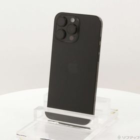 (中古)Apple iPhone16 Pro Max 1TB ブラックチタニウム MYWQ3J/A SIMフリー(344-ud)