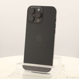 (中古)Apple iPhone16 Pro Max 1TB ブラックチタニウム MYWQ3J/A SIMフリー(262-ud)